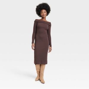 Women’s Long Sleeve Midi Bodycon